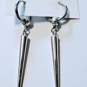 Elegant Silver Drop Earrings